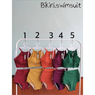 Minimal swimsuit ชุดว่ายน้ำผู้หญิง ผ้าว่ายน้ำ100% กันUV