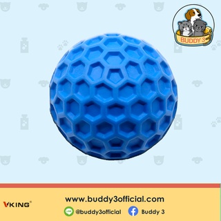 ของเล่นสุนัข ลูกบอล Vking Rubber Ball (ไซส์ M) สีน้ำเงิน