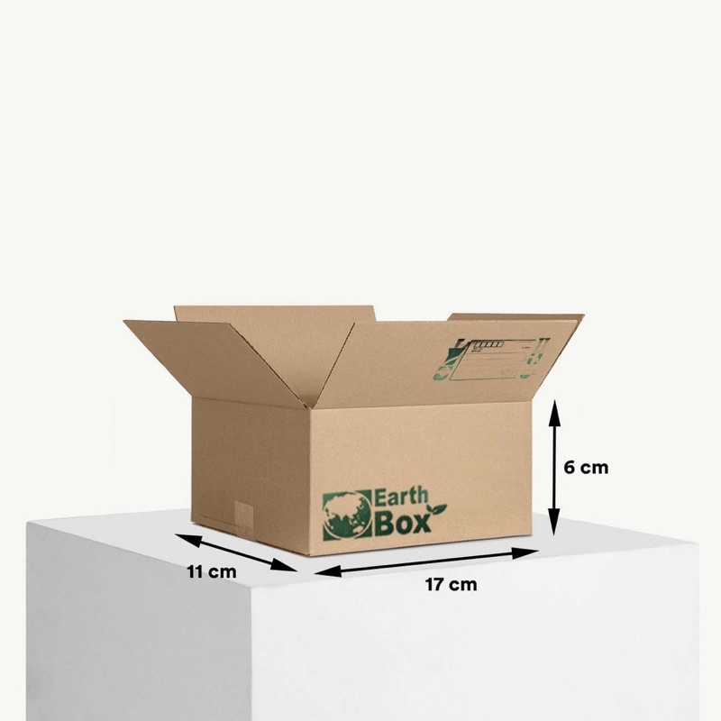 กล่องพัสดุ earth box ขนาด 0 (แพค 10) Shopee Thailand