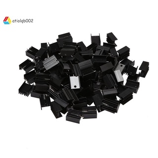 100 Pcs 20X15X10mm Aluminium TO-220 Heatsink TO 220 Heat Sink Transistor Radiator TO220 Cooler Cooling