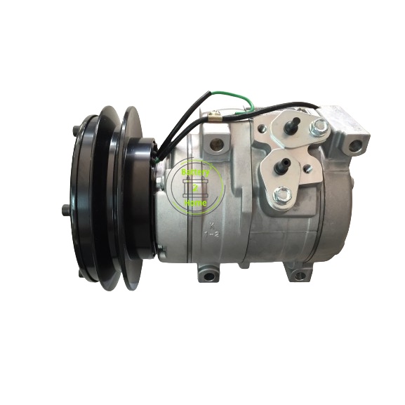 คอมแอร์-เด็นโซ่-10s15c-โคมัสสุpc200-8-1ร่องb-ใหม่24v-compressor-denso-komatsu