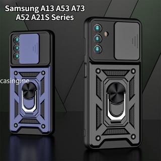 เคสโทรศัพท์มือถือ กันกระแทก กันรอยกล้อง แบบดันทรง สําหรับ Samsung Galaxy A13 A73 A21S A33 A52 A52S A53 4G 5G A 53 13 73 52 52S 21S 4G 5G