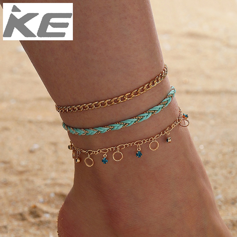 jewelry-blue-diamond-anklet-three-piece-set-braided-chain-anklet-set-for-girls-for-women-low