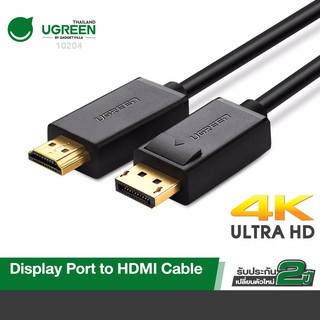 ภาพหน้าปกสินค้าUGREEN DisplayPort male to HDMI male Cable สายต่อจอ DP to HDMI รุ่น 10204 ยาว 5 เมตร ใช้ต่อจอภาพ เครื่องคอมพิวเตอร์ Com ที่เกี่ยวข้อง