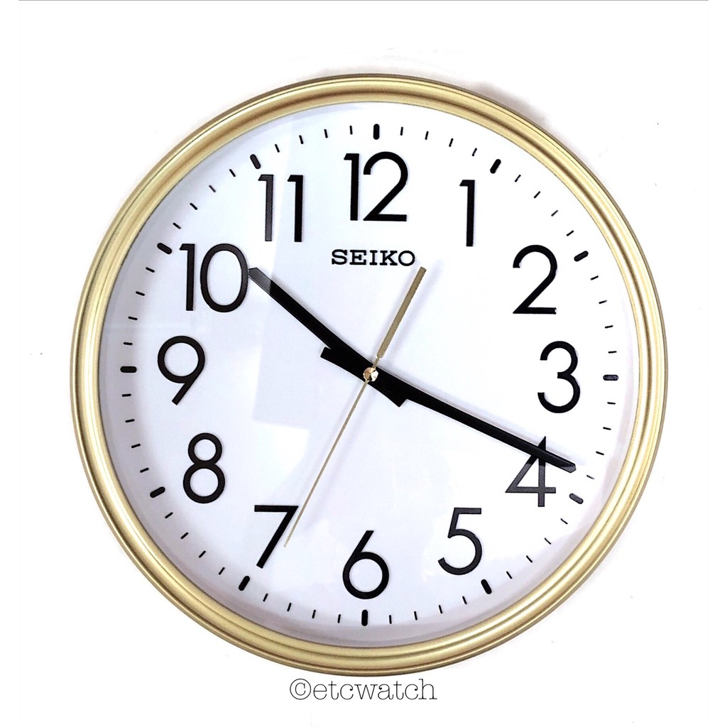 นาฬิกาแขวน-seiko-qxa736s-ขนาด-12-นิ้ว-มี-2-สี-เดินเรียบ-ไร้เสียงรบกวน