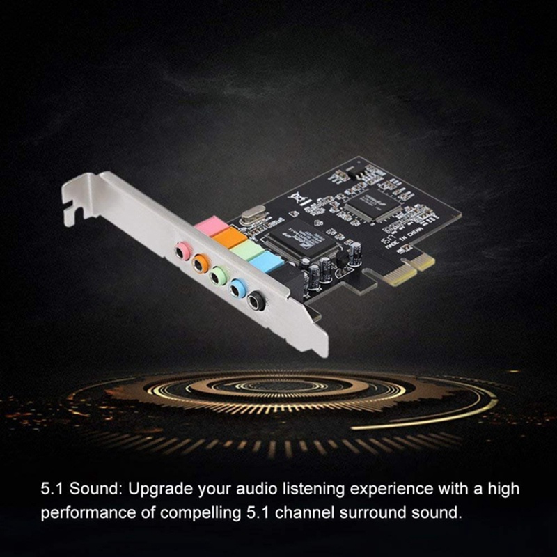 pcie-sound-card-5-1-pci-express-surround-card-3d-stereo-audio-with-high-sound-performance-pc-sound-card-cmi8738-chip