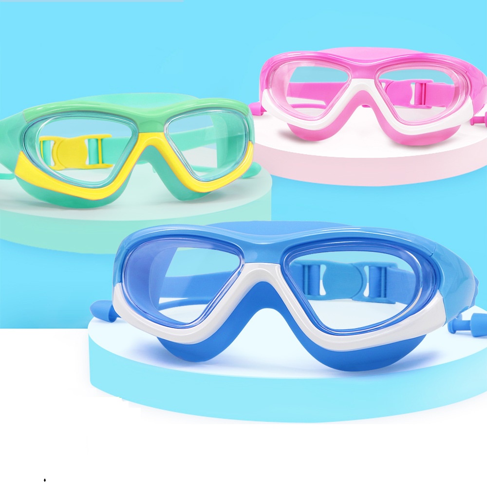 ภาพหน้าปกสินค้าแว่นตาว่ายน้ำเด็ก กันฝ้า สีสันสดใส แว่นว่ายน้ำเด็กป้องกันแสงแดด UV ไม่เป็นฝ้า แว่นตาเด็ก ปรับระดับได้ LPFL จากร้าน icesweet23318 บน Shopee