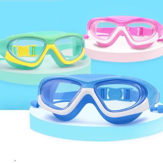 สินค้า Baby\'s home แว่นตาว่ายน้ำเด็ก กันฝ้า สีสันสดใส แว่นว่ายน้ำเด็กป้องกันแสงแดด UV ไม่เป็นฝ้า แว่นตาเด็ก ปรับระดับได้ CVZA