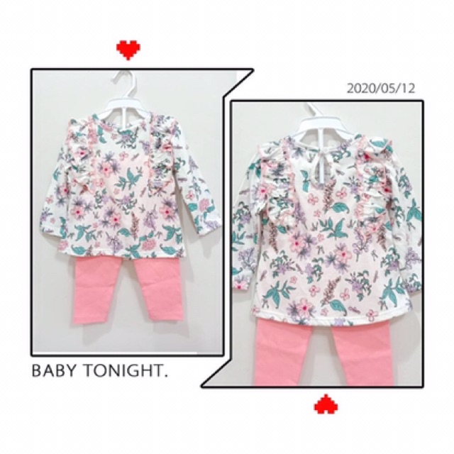 ชุดเด็กผู้หญิง-เสื้อผ้าเด็กผู้หญิง-gymboree-ไซส์-6-12-เดือน-set-3