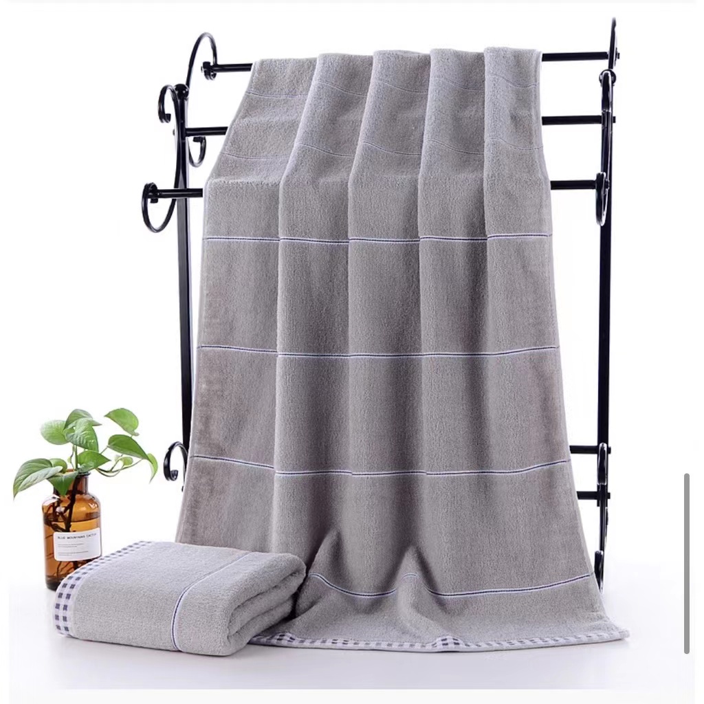 ผ้าขนหนู-cotton100-ผ้าเช็ดตัวอาบน้ำ-70x140cm
