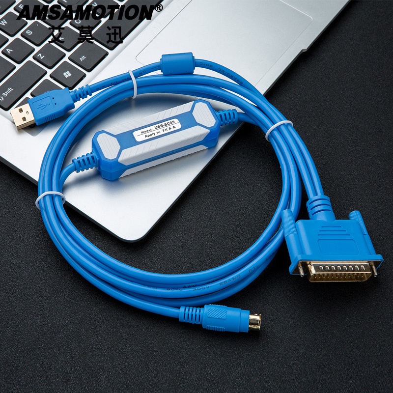Yth USB-SC09 เหมาะสําหรับ Mitsubishi FX/A Series PLC สายการเขียนโปรแกรม ...