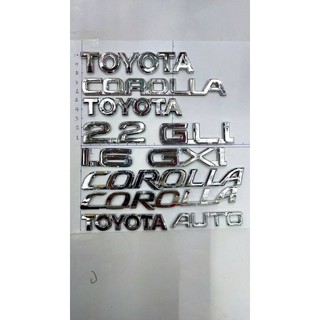 โลโก้ติดรถยนต์Toyotaราคาต่อชิ้น