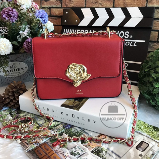 lyn-rosie-rose-crossbody-outlet-สีแดง