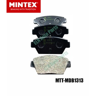 Mintex ผ้าเบรคหลัง (ของอังกฤษ) (brake pad) MITSUBISHI (MB) Galant Asti, Eterna A12A, A13A, A15A,Lancer Evolution III, IV