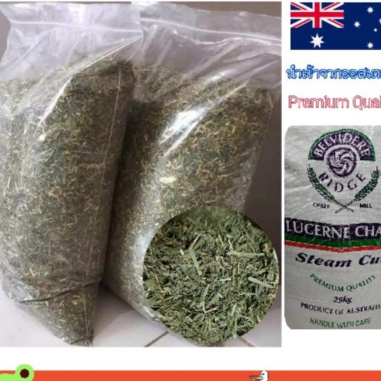 ภาพหน้าปกสินค้าหญ้าอัลฟาฟ่าสับ 1 kg. Premium quality นำเข้าจากออสเตเลีย