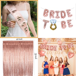 ภาพขนาดย่อของภาพหน้าปกสินค้าชุดปาร์ตี้สละโสด Bride to be เวลเจ้าสาว team bride พร้อมส่ง ราคาสุดคุ้มม ️ ️ จากร้าน balloonhappy บน Shopee ภาพที่ 5