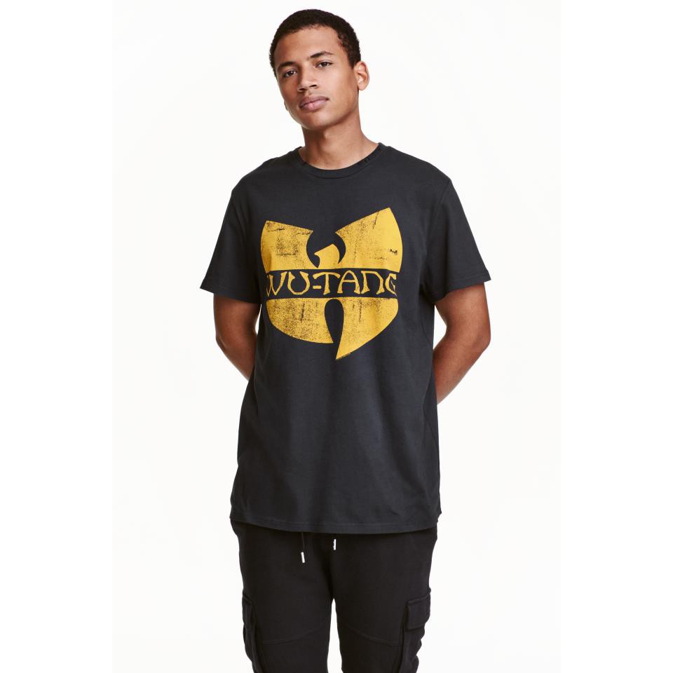 เสื้อยืด แบรนด์ H&M วง WU-TANG | Shopee Thailand