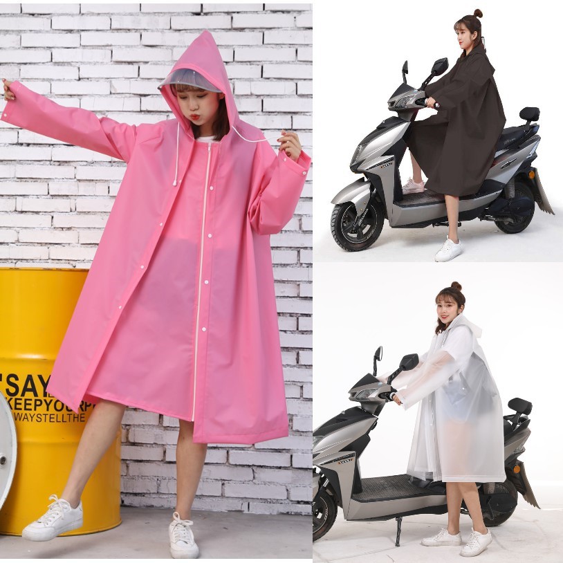 ภาพหน้าปกสินค้าพร้อมส่งจากไทย ชุดกันฝน เสื้อกันฝนผู้ใหญ่ เสื้อกันฝนเกาหลี EVA เสื้อกันฝนแบบหนา ชุดกันฝนผู้ใหญ่ ชุดกันฝนไซส์ใหญ่