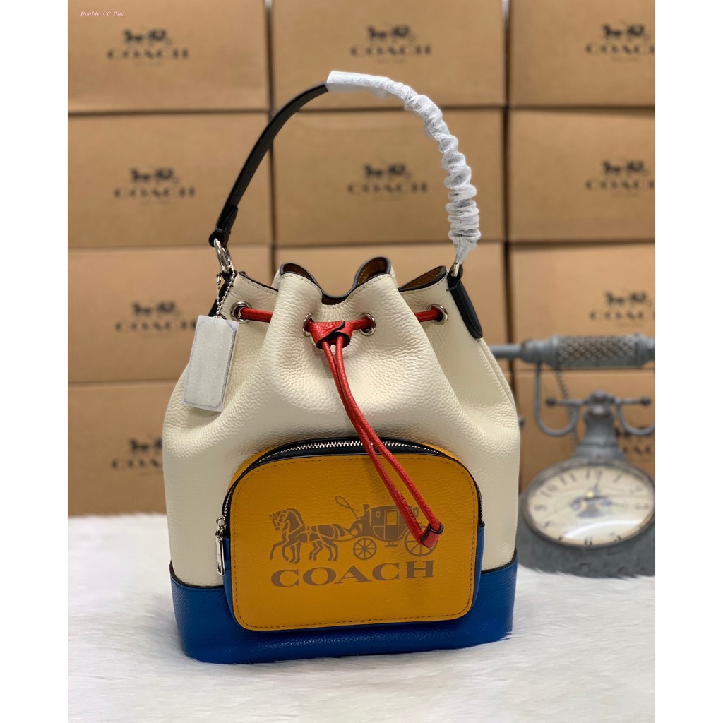 แท้-coach-jes-drawstring-bucket-bag-เช็คสินค้าทางแชทก่อนสั่งซื้อ