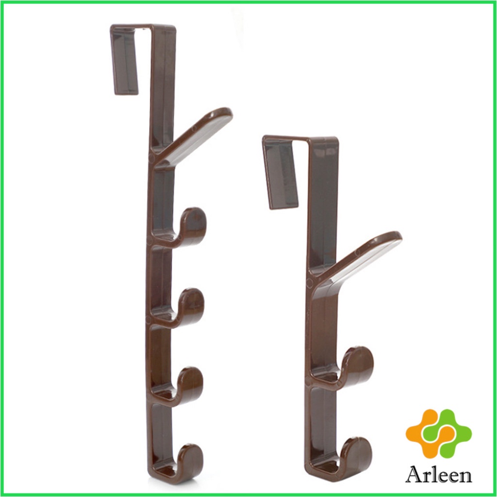 arleen-ที่แขวนประตู-ตะขอแขวนประตู-5-ขอ-ที่แขวนของเกี่ยวประตู-ส่งคละสี-back-door-multipurpose-hanger