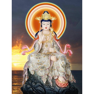 ภาพมงคล รูปภาพเจ้าแม่กวนอิม Guan Yin ขนาด A3 12x18 นิ้ว ไม่มีกรอบ , A4 8×12 นิ้ว พร้อมกรอบรูป และ ขนาด A5 5x7 นิ้ว พร้อม