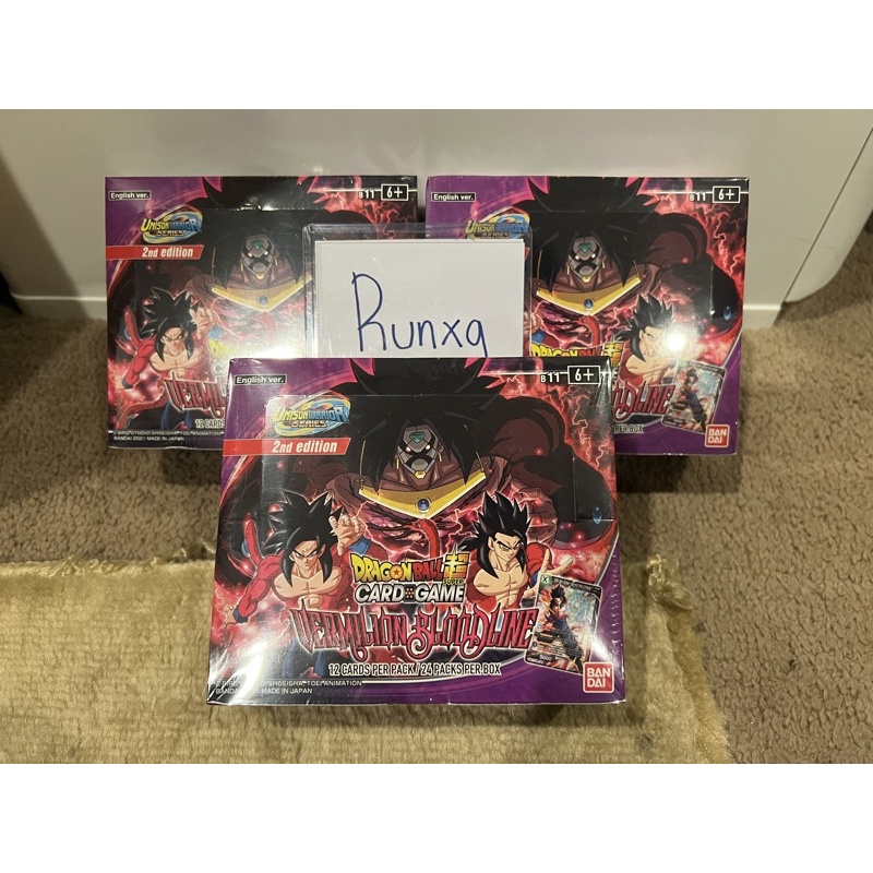 dragon ball super card game vermilion bloodline booster box Dragon Ball Super TCG