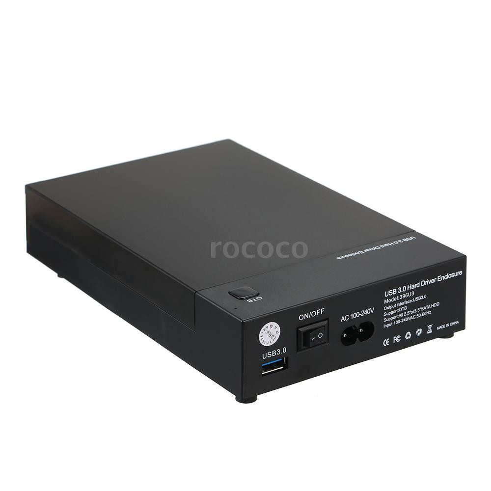ภาพหน้าปกสินค้ากล่องฮาร์ดไดรฟ์ SSD HDD Disk USB 3.0 2.5 "3.5" SATA แบบพกพา รองรับ UASP และไดรฟ์ 8TB จากร้าน rococom1.th บน Shopee