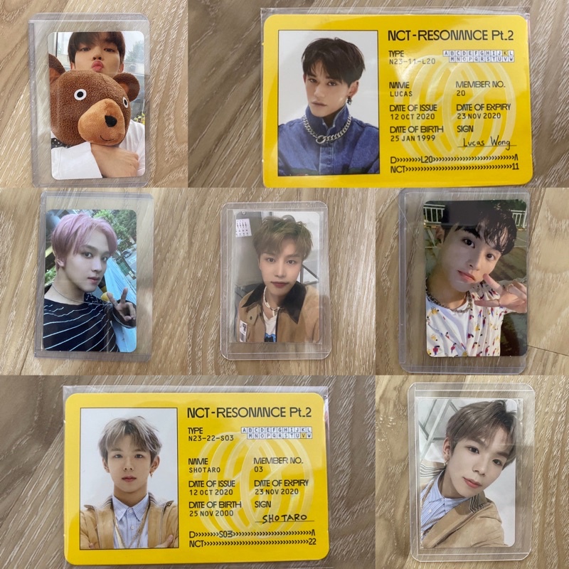 เติมสต็อคการ์ด-28-1-22-พร้อมส่ง-การ์ดอฟช-nct-ของแท้ทุกใบ-เปิดจากบั้มและดีลค่ะ