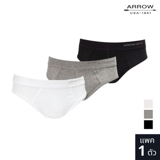 ARROW COTTON RIB (แพ็ค 1 ตัว) แอร์โรว์ กางเกงในคอตต้อนริบ กางเกงชั้นในของสุภาพบุรุษ มี 3 สีให้เลือก  MXCH823