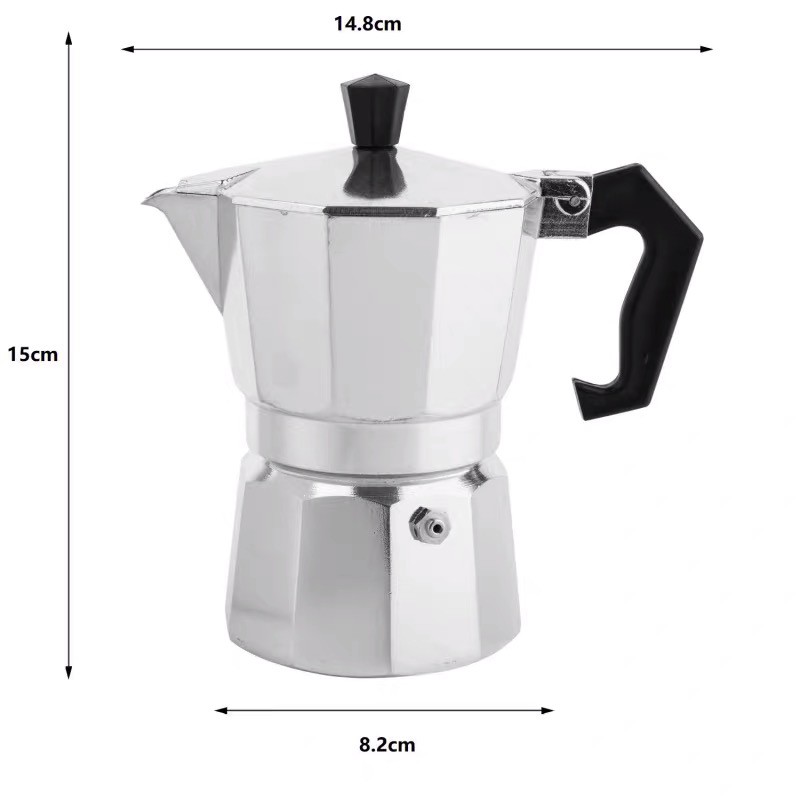 เตาไฟฟ้า-เตาไฟฟ้าต้มกาแฟ-หม้อต้มกาแฟ-moka-pot-3cup-6cup