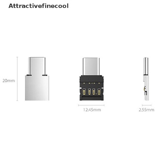 Acth อะแดปเตอร์แปลง USB-C 3.1 Type C Male to USB Female OTG สําหรับดิสก์ U