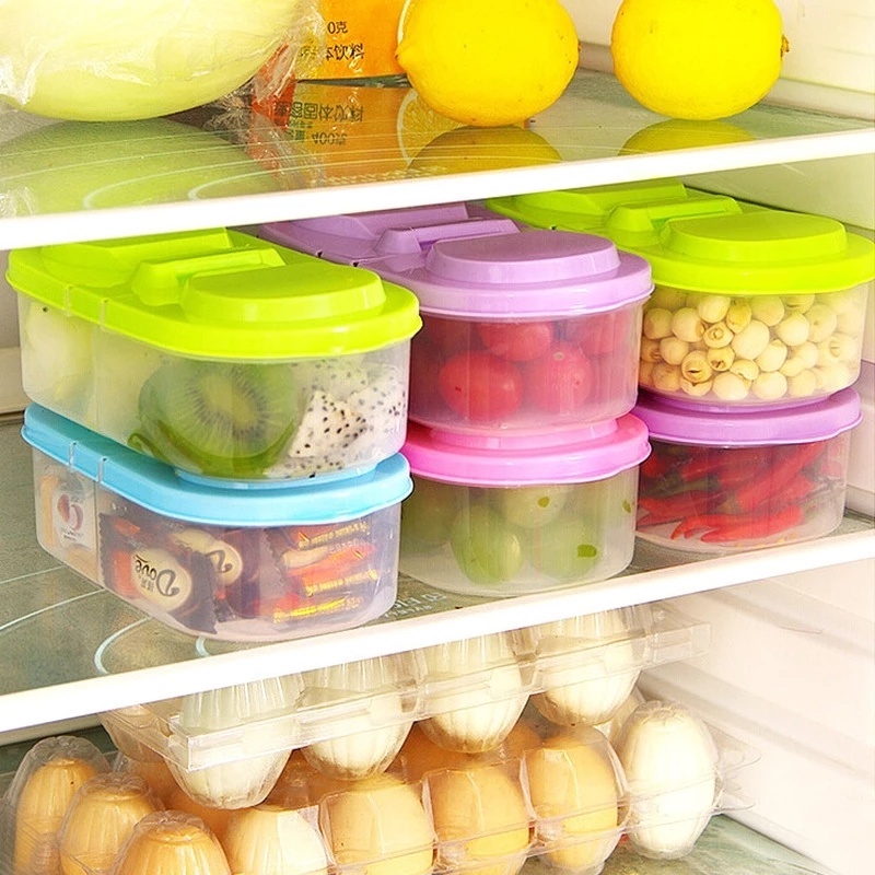 double-compartment-buckle-sealed-tin-storage-box-multifunctional-kitchen-refrigerator-storage-container-portable-lunch-jar