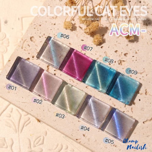 ยาทาเล็บ-สีเจล-แคทอาย-โฮโลแกรม-acm-set-ปริมาณ-15-ml-สีลูกแก้ว-สีทาเล็บ-เล็บเจล-มากมาย-สต๊อค-กทม