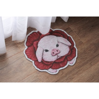 พรมดักฝุ่น DUST TRAP CARPET :: RABBIT PIG ROSE