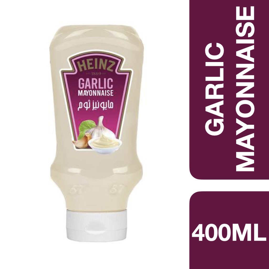 BUY 1 GET 1 FREE! Heinz Garlic Mayonnaise 400ml ++ ไฮนซ์ กระเทียมมายอง