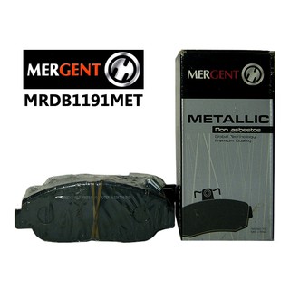 Mergent ผ้าเบรค คู่หน้า Accord, Prelude และ CR-V รุ่น MRDB1191MET