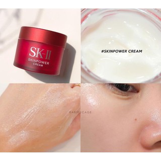 ส่งฟรี SK-II Skinpower Cream 15ml ครีมลดริ้วรอย ผิวเฟิร์ม กระชับ OCT01