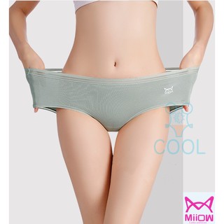 ไทยพร้อมส่ง 🔥 Miiow สินค้าใหม่ กางเกงในสตรี กางเกงในผ้าฝ้าย ❄️ #04