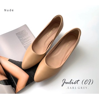 EARL GREY รองเท้าหนังแกะ รุ่น Juliet (CI) in Nude