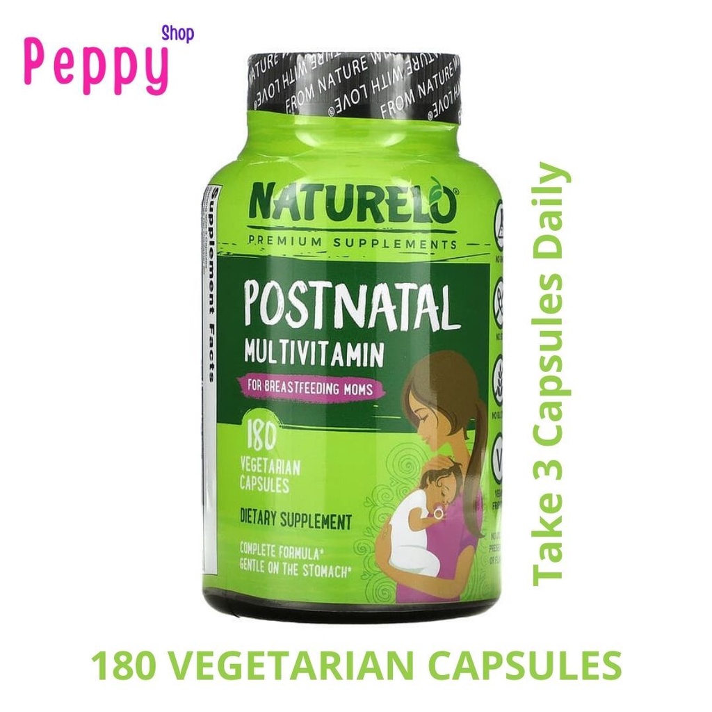 NATURELO Prenatal Multivitamin 180 Vegetarian Capsules วิตามินสำหรับ ...