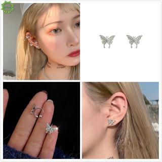 ภาพหน้าปกสินค้าCod Qipin 1pc Korean Butterfly Shape Earstuds Earclips Fashion Women Jewelry Earrings for Daily ซึ่งคุณอาจชอบราคาและรีวิวของสินค้านี้
