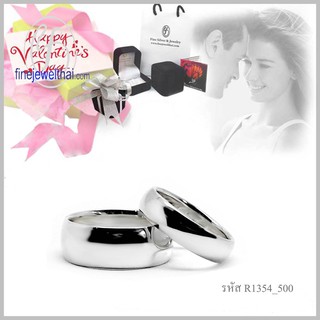 Finejewelthai-แหวนเงิน-แหวนคู่-เงินแท้925-แหวนหมั้น-แหวนแต่งงาน-Couple-Silver-Wedding-Ring-Valentine Gift70