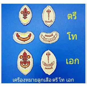 เครื่องหมายลูกเสือ-เนตรนารี-ตรี-โท-เอก-ชุดลูกเสือ-ชุดเนตรนารี