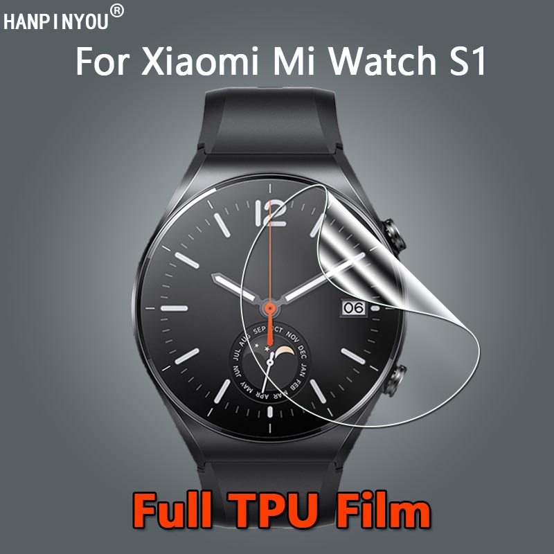 ฟิล์มกันรอยหน้าจอ สําหรับ Xiaomi Mi Watch S1 / Pro ฟิล์ม TPU นิ่ม ใส ...