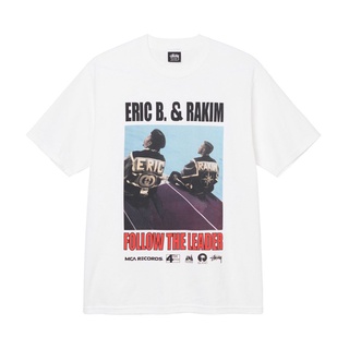 เสื้อยืดพิมพ์ลายแฟชั่น เสื้อยืด STUSSY x ERIC B&amp;RAKIM