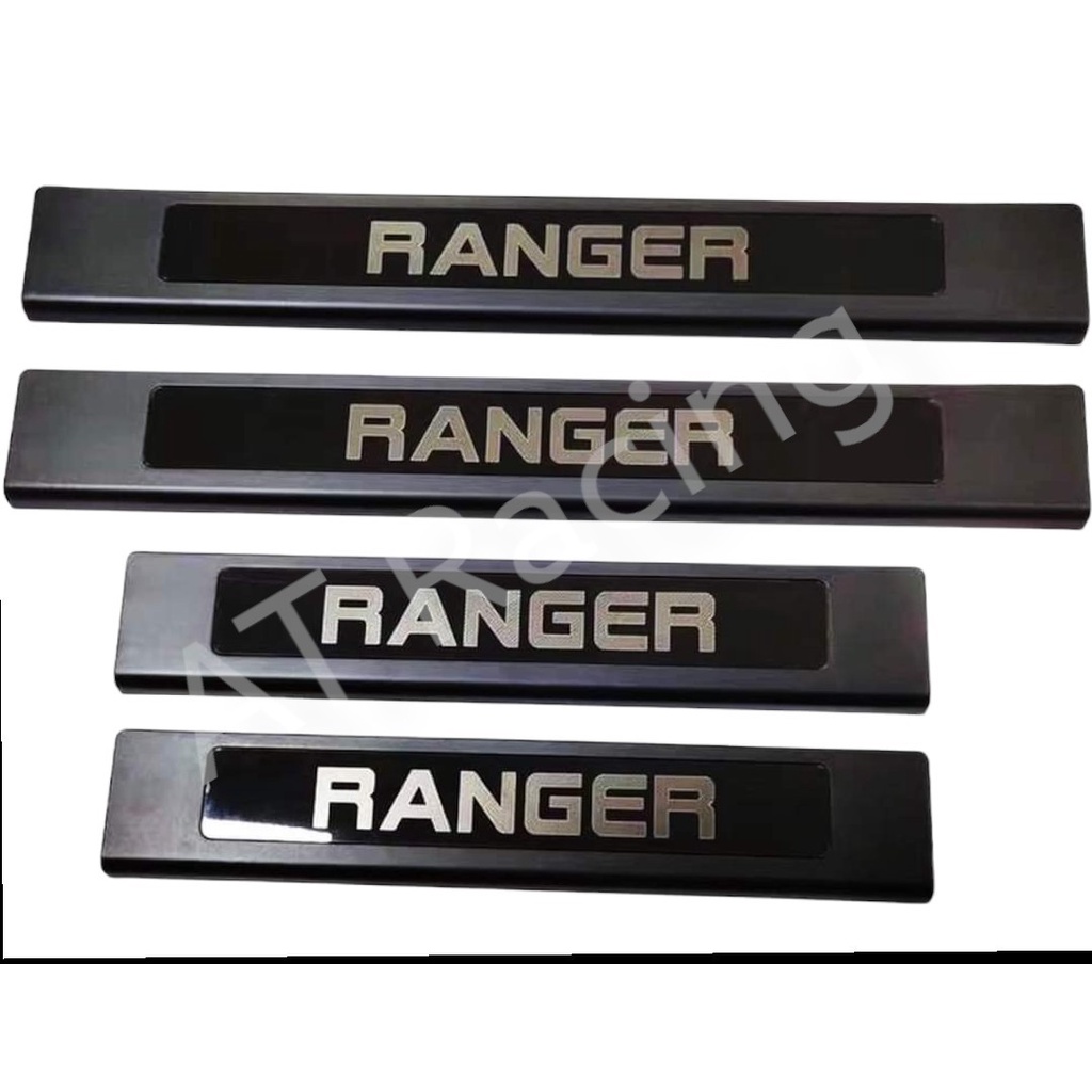 ranger-ชายบันไดพลาสติกสีดำ-ford-ranger-nextgen-4-ประตู-อุปกรณ์แต่งรถฟอร์ด-เรนเจอร์-ปี-12-21ใส่ได้-ford-ranger-ชุบ-ดำ