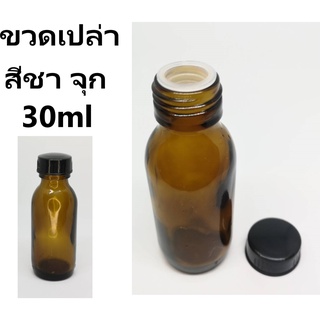 ภาพขนาดย่อของภาพหน้าปกสินค้าขวดแก้วสีชา 5ml 15ml 30ml 100ml พร้อมจุดพร้อมฝา จากร้าน candlesart บน Shopee ภาพที่ 3