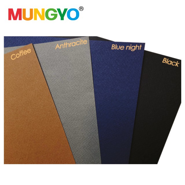 mungyo-กระดาษpastel-dark-pastel-paper-dark-1-เล่ม