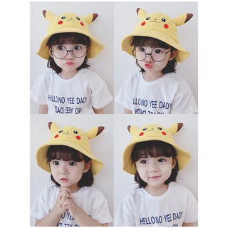พร้อมส่งจาเมืองไทย Pikachu หมวกทารกการ์ตูนผ้าลูกฟูก