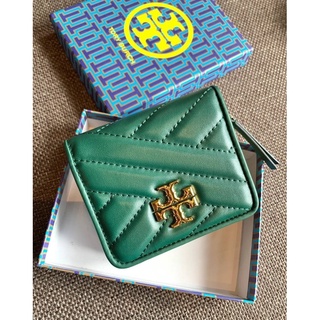 TORY BURCH KIRA CHEVRON ZIP CONTIEANTAL WALLET